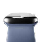 Apple Watch (42/44/SE/45/46/49mm) Puro ICON Silikon Klokkerem - Ice Blue