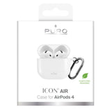 Apple AirPods (4. Gen.) PURO ICON Silikone Deksel - Hvit