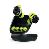 SBS Sprint Buds – True Wireless Sportsøretelefoner – In-Ear – Svart / Grønn