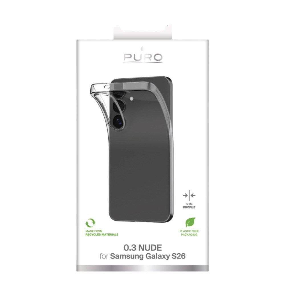 Samsung Galaxy S26 PURO NUDE Ultra Slim Deksel 0.3mm - Gjennomsiktig