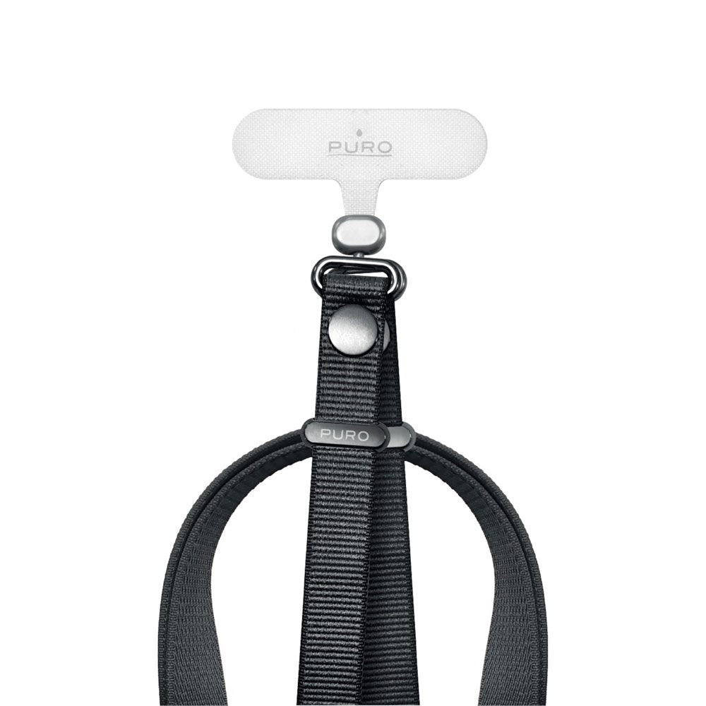 Puro Move Lace Mobile-Stropp med Innsatsplate – Svart