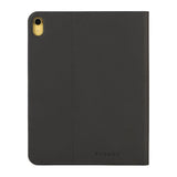 iPad 10.9" (2022) Tucano Up Plus Folio Skinn Flip Deksel m. Apple Pennholder - Svart