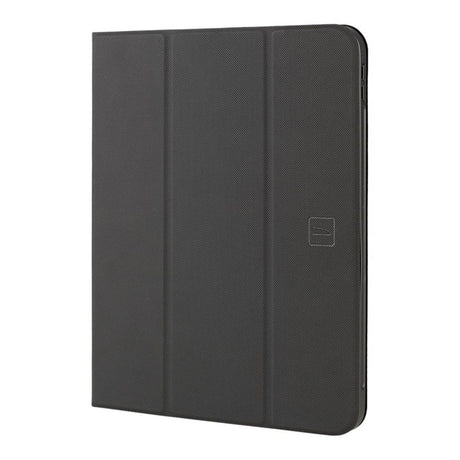 iPad 10.9" (2022) Tucano Up Plus Folio Skinn Flip Deksel m. Apple Pennholder - Svart