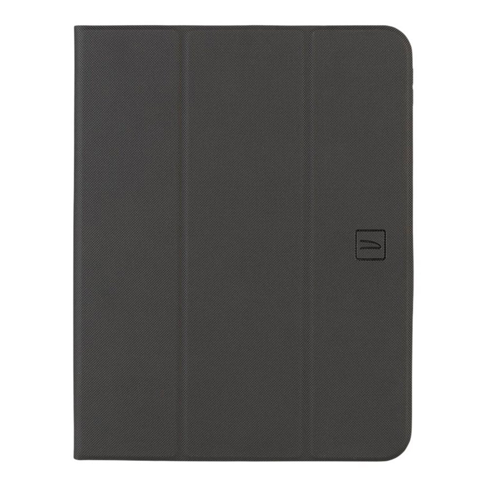 iPad 10.9" (2022) Tucano Up Plus Folio Skinn Flip Deksel m. Apple Pennholder - Svart