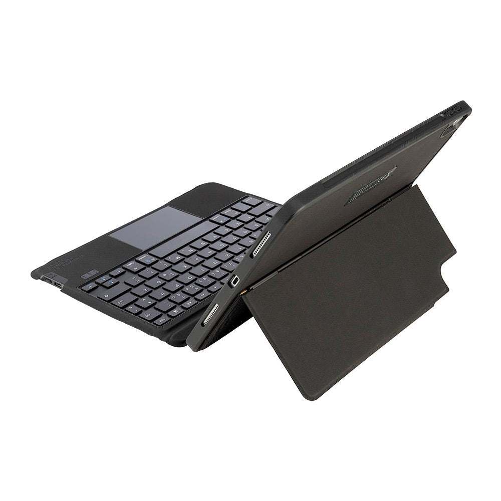 iPad 10.9" (2024/2022) Tucano Tasto Protective Deksel med tastatur og Styreflate - Dansk Layout - svart