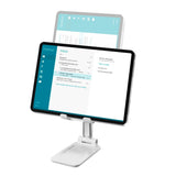 Celly Portable Magic Desk Holder - Stativ For Mobil / Nettbrett - Hvit