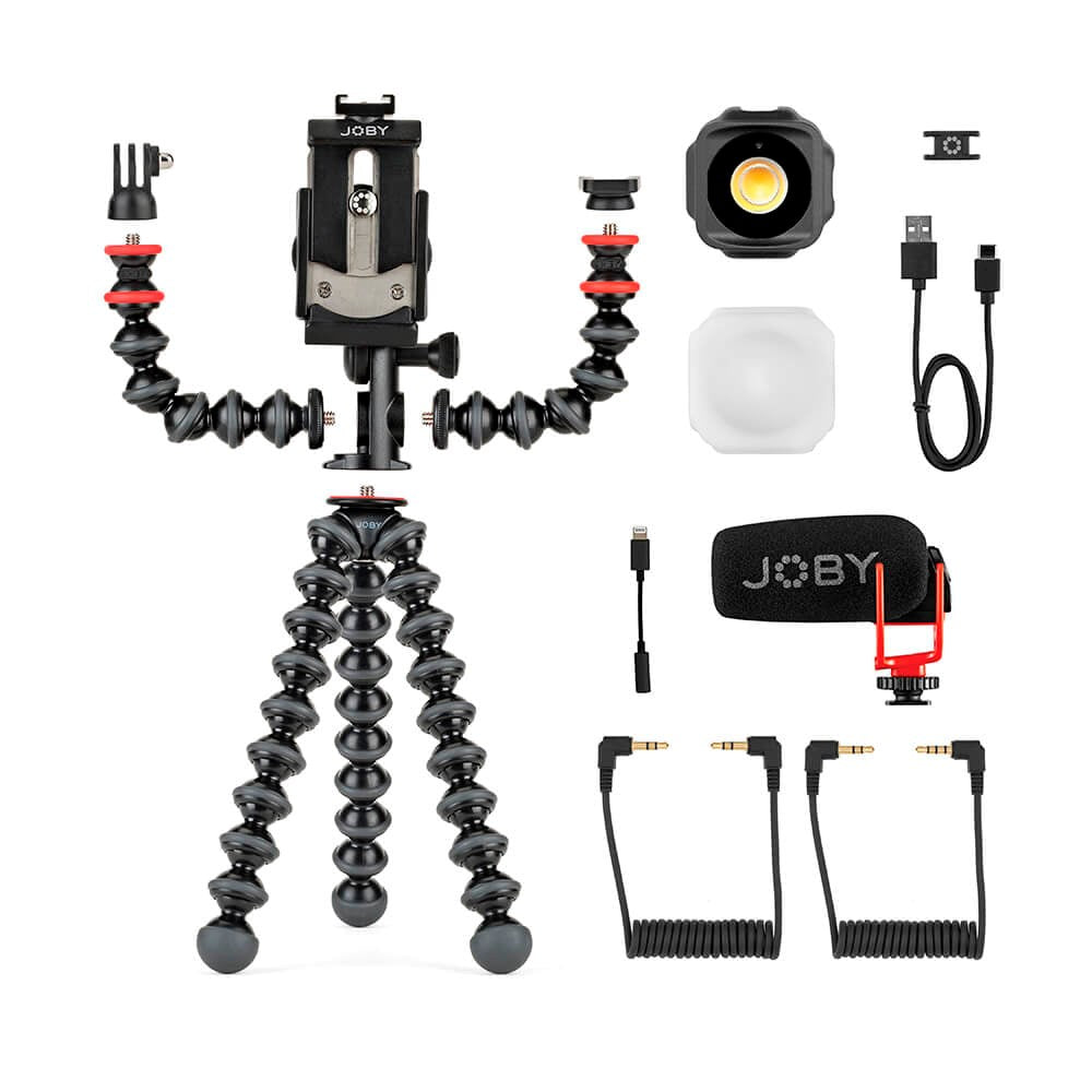 JOBY GorillaPod Advanced Kit - Selfie Stick / Tripod Stativkit - Svart