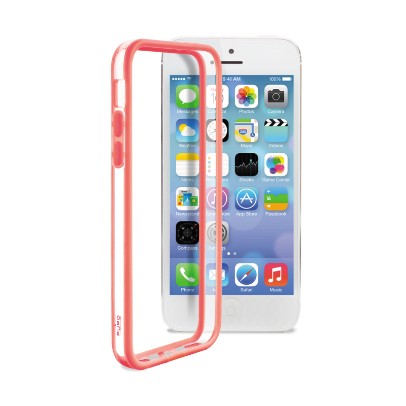 iPhone 5c Puro Bumper Deksel Lakse-farget