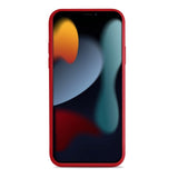 iPhone 13 Pro Max Puro Icon Silikon Bakdeksel  - Rød