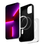 iPhone 13 Mini PURO ICON MAG Silikon Deksel - MagSafe Kompatibel - Svart