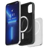 iPhone 14 Pro Max PURO ICON MAG Silikon Deksel - MagSafe Kompatibel - Svart