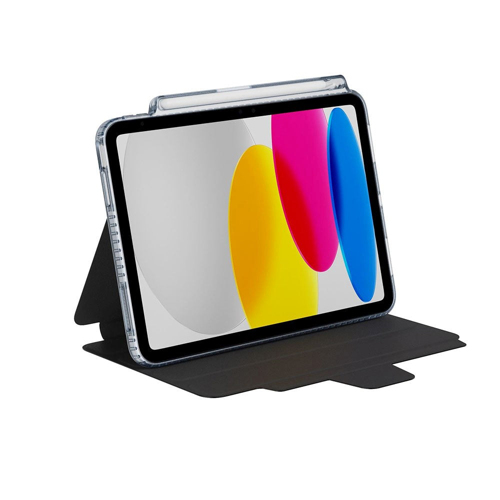 iPad 10.9" (2022) Tech21 Evo Folio Deksel m. Apple Pencil Holder - Svart