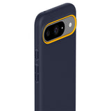 Google Pixel 9 / 9 Pro Spigen Caseology Nano Pop Fleksibel Plast Deksel - Mørkeblå / Gul