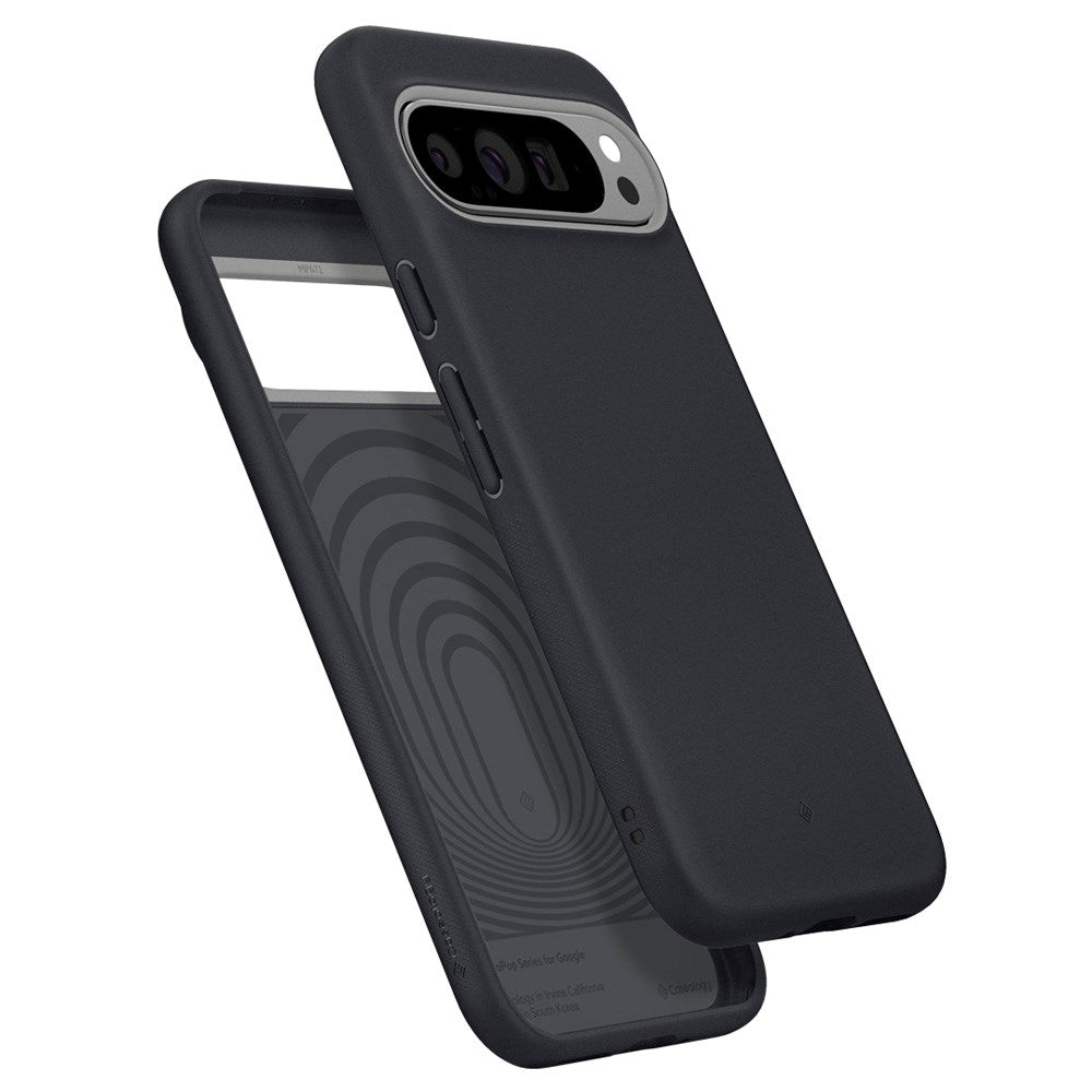 Google Pixel 9 Pro XL Spigen Caseology Nano Pop Fleksibel Plast Deksel - Svart / Grå