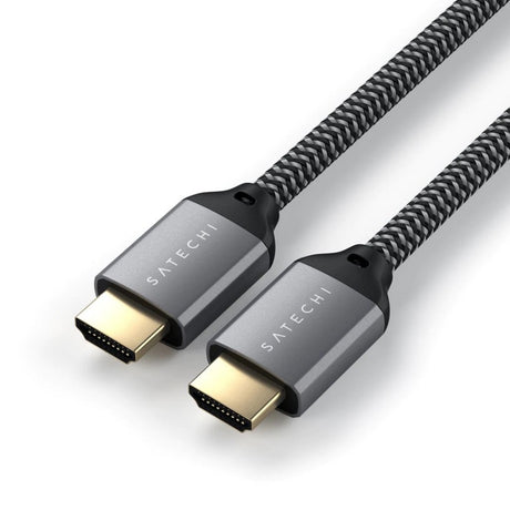 Satechi 8K Ultra High Speed HDMI til HDMI 2m - Grå / Svart