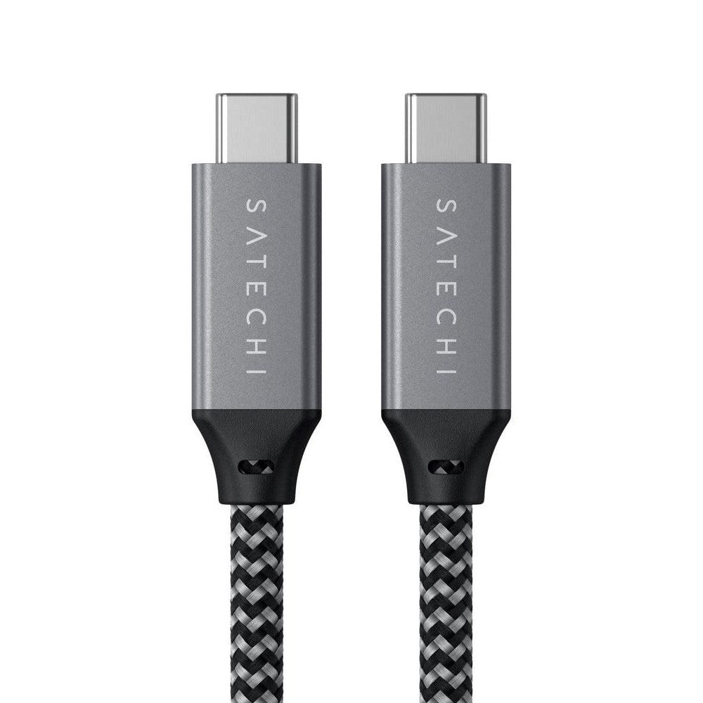 Satechi USB4 PD 100W USB-C til USB-C Kabel 80cm - Sort