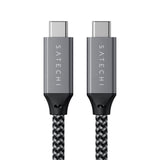 Satechi USB4 PD 100W USB-C til USB-C Kabel 80cm - Sort