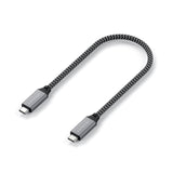 Satechi USB4 PD 100W USB-C til USB-C Kabel 25cm - Sort