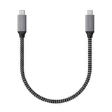 Satechi USB4 PD 100W USB-C til USB-C Kabel 25cm - Sort