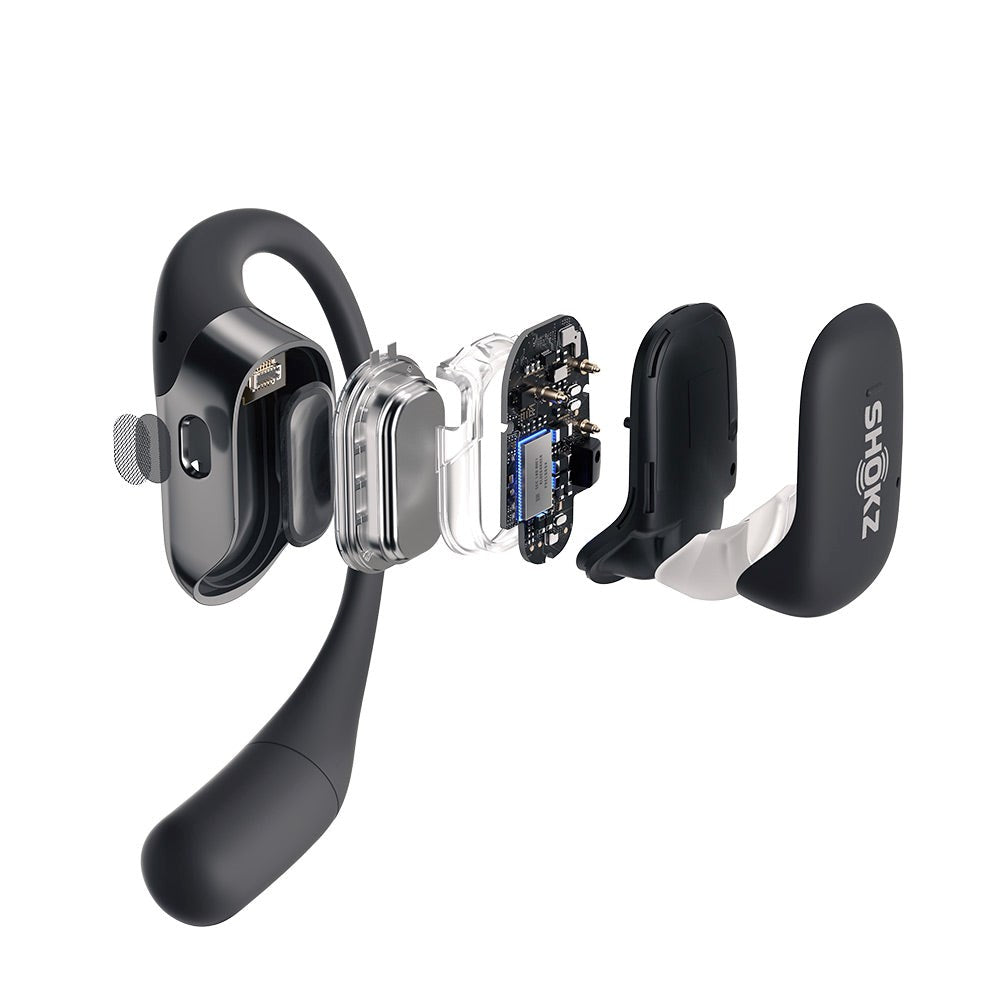 Shokz OpenFit True Wireless Hodetelefoner - Svart