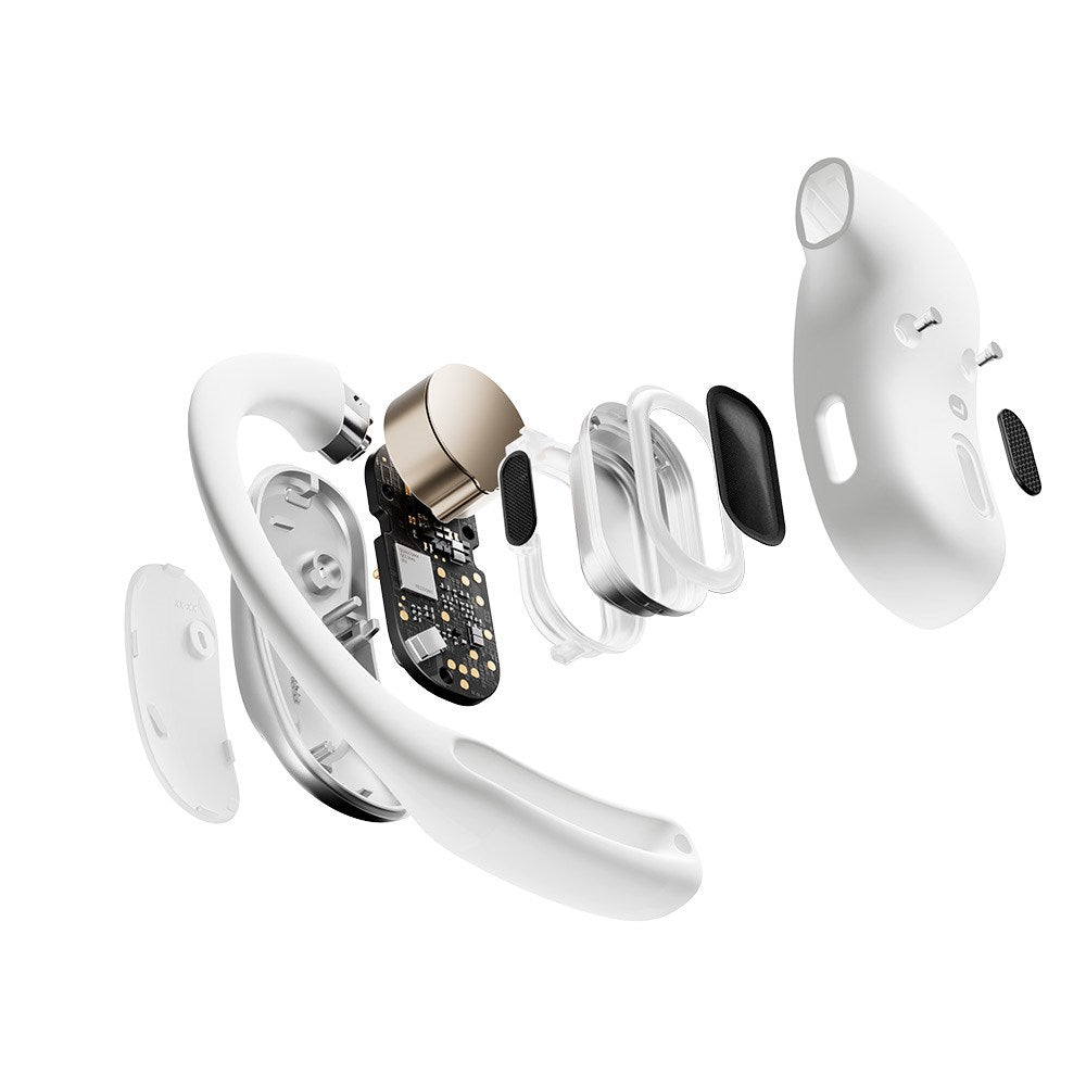 Shokz OpenFit Air True Wireless Hodetelefoner - Hvit