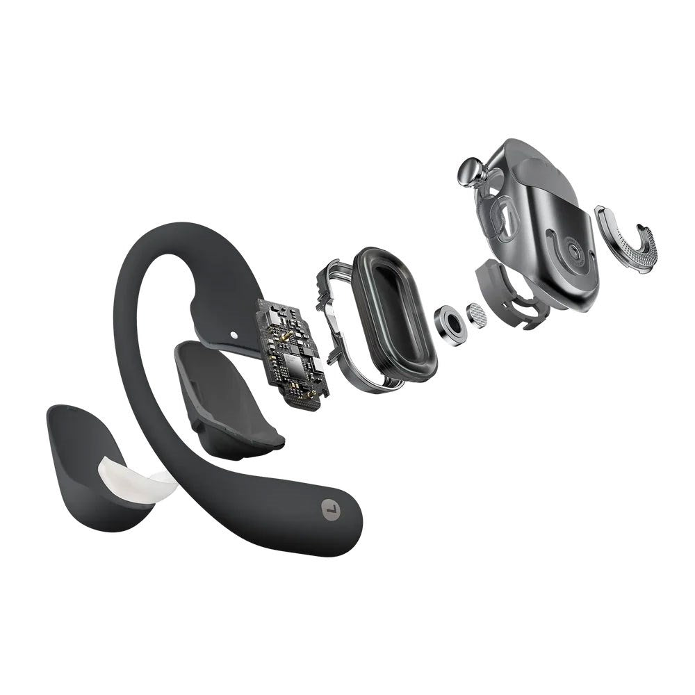 Shokz OpenFit 2+ True Wireless Open-Ear Hodetelefoner - Svart