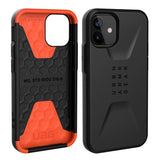 iPhone 12 Mini UAG CIVILIAN Series Deksel - Black - Sort