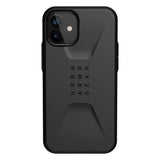 iPhone 12 Mini UAG CIVILIAN Series Deksel - Black - Sort