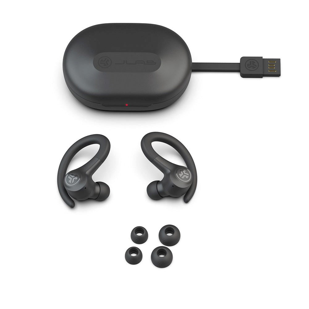 JLab GO Air Sport True Wireless In-Ear Hodetelefoner - Svart