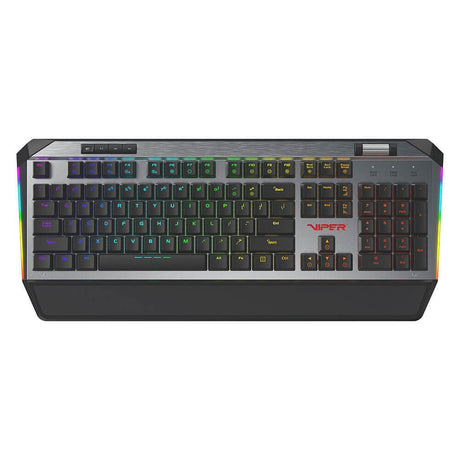 Viper V765 Mekanisk Spilltastatur med RGB-belysning - Nordisk Tastatur Layout - Svart / Grå