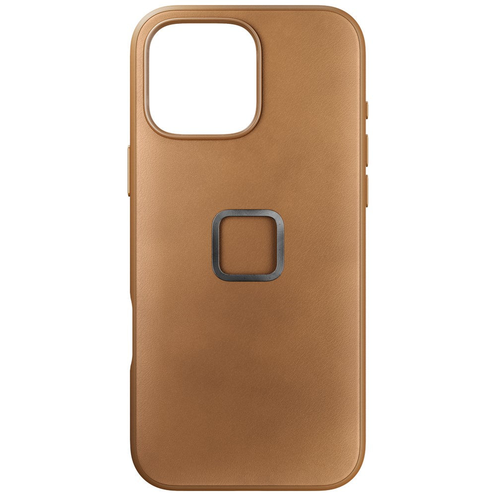 Peak Design iPhone 16 Pro Max Kunstskinn med SlimLink Brakett - MagSafe Kompatibel - Tan