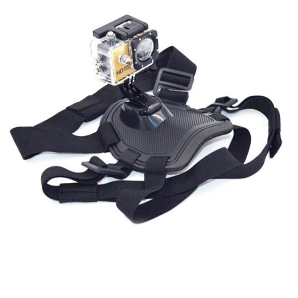 GoPro 1 - 4 Hundesele med holder - Svart