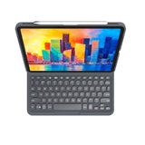 iPad Air (2022 / 2020) Zagg Pro Keys Keyboard (Nordisk Tastatur med Deksel) - Charcoal