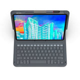 iPad 10.9" (2022) - ZAGG Messenger Folio 2 Tastatur (Nordisk Layout) m. Apple Pencil Holder - Charcoal