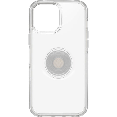 OTTERBOX + POPSOCKETS iPhone 13 Pro Max Symmetry Series Håndverker Deksel med Innebygd PopGrip - Gjennomsiktig