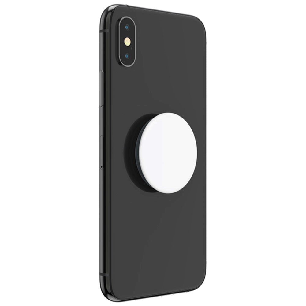 POPSOCKETS PopGrip Basic White m. Stativfunksjon