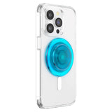 POPSOCKETS PopGrip Electric Blue Translucent MagSafe - Stativ og Grep