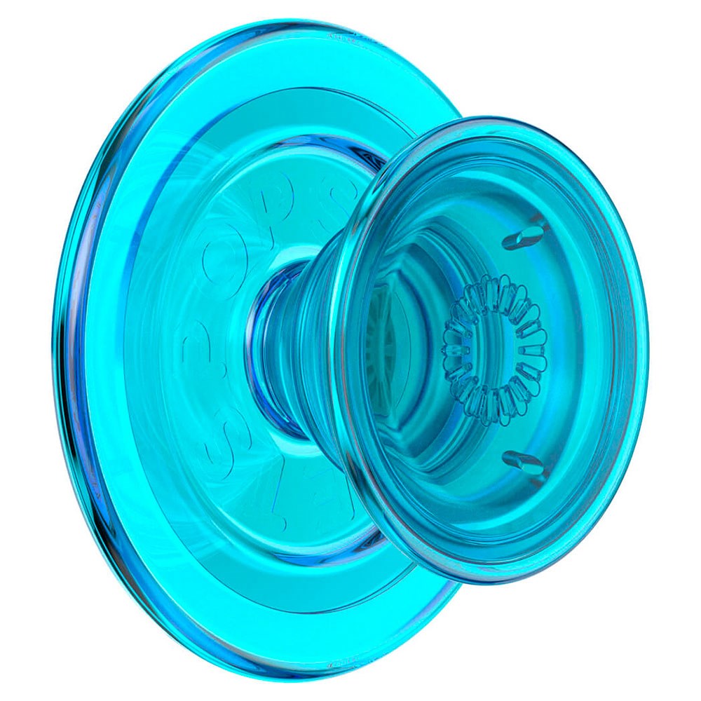 POPSOCKETS PopGrip Electric Blue Translucent MagSafe - Stativ og Grep