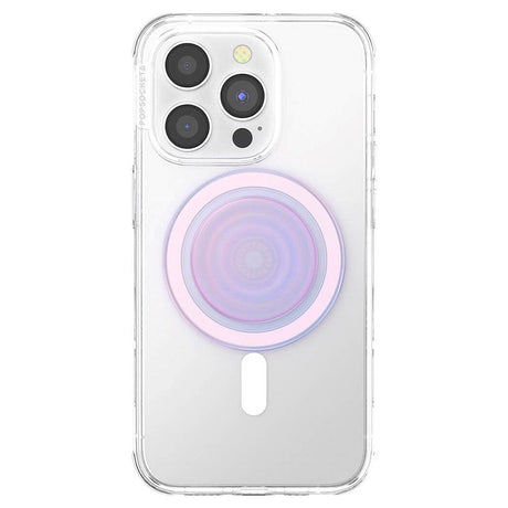 POPSOCKETS PopGrip Opalescent Clear MagSafe- Stativ og Grep