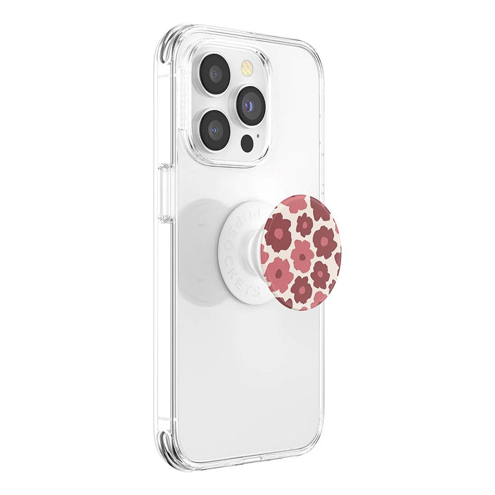 POPSOCKETS PopGrip Original Mauve Floral Avtagbart Grep med Stativfunksjon