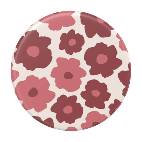 POPSOCKETS PopGrip Original Mauve Floral Avtagbart Grep med Stativfunksjon