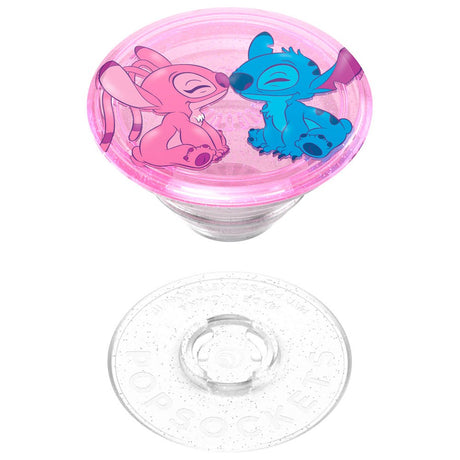 POPSOCKETS PopGrip Licensed Angel & Stitch Forever Avtakbart Grep m. Stativfunksjon