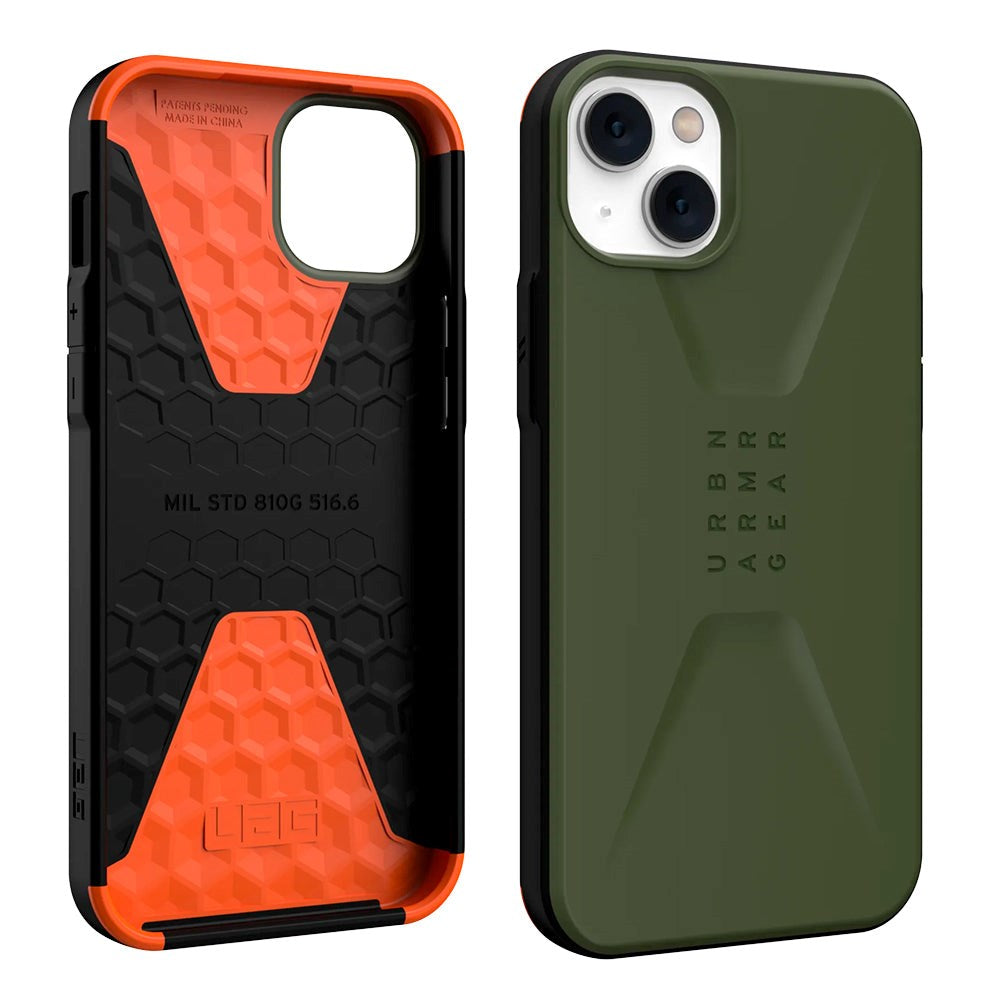 iPhone 14 Plus UAG CIVILIAN Series Deksel - Olive