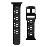 Apple Watch (42/44/SE/45/46/49mm) UAG Civilian Silikon Stropp - Svart