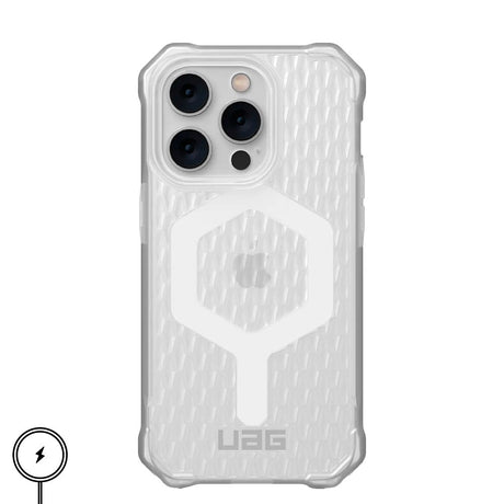 iPhone 14 Pro UAG ESSENTIAL ARMOR Series Deksel - MagSafe-kompatibel - Frosted Ice - Gjennomsiktig