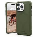 iPhone 15 Pro UAG ESSENTIAL ARMOR Series Deksel - MagSafe Kompatibel - Olive