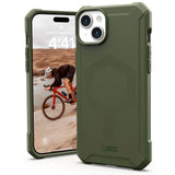 iPhone 15 Plus UAG ESSENTIAL ARMOR Series Deksel - MagSafe Kompatibel - Olive