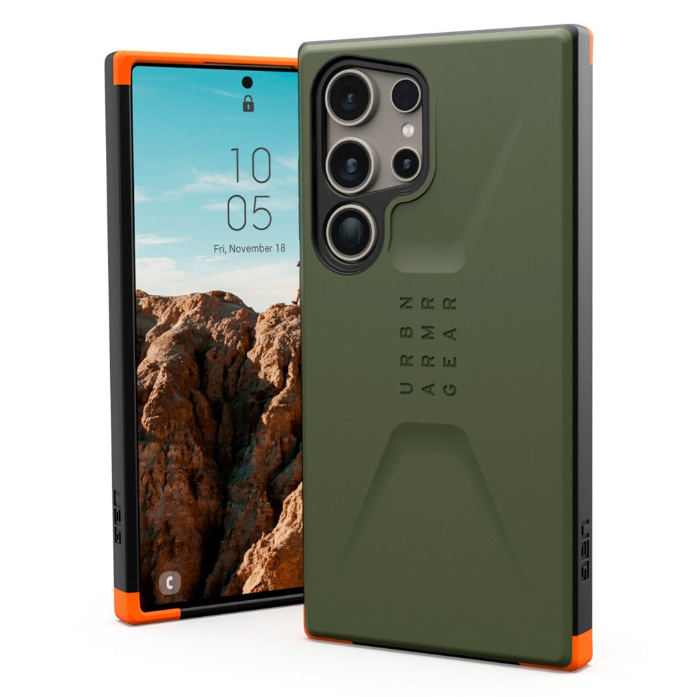 Samsung Galaxy S24 Ultra UAG CIVILIAN Series Deksel - Olive