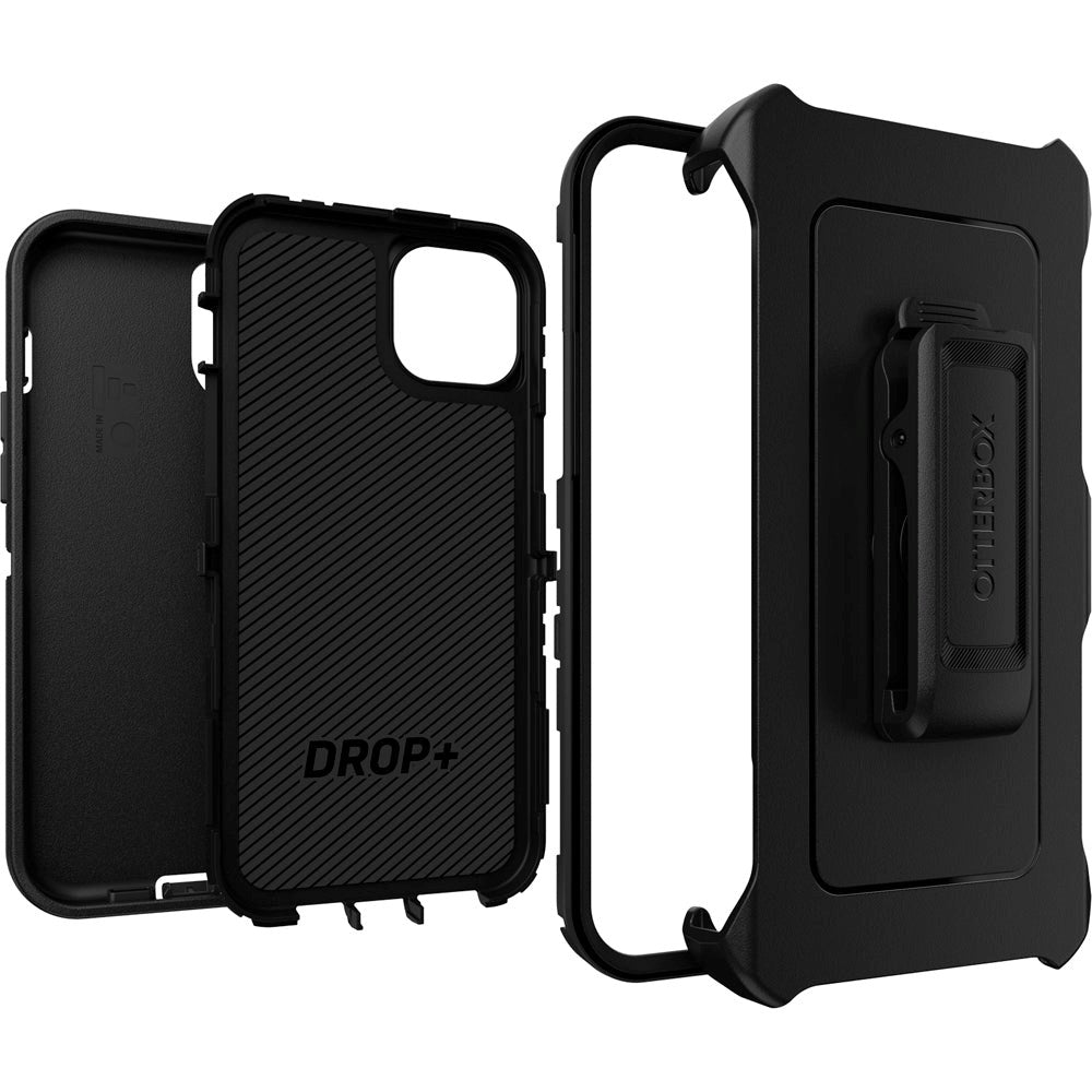 OTTERBOX Defender Series iPhone 15 Plus Deksel med Belteholder - Svart