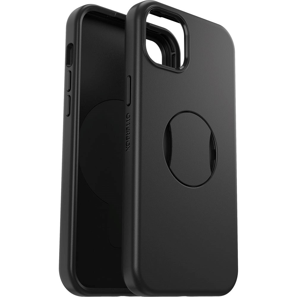 OtterBox Symmetry Series iPhone 15 Plus Drop-Proof Deksel med OtterGrip - MagSafe Kompatibelt - Svart